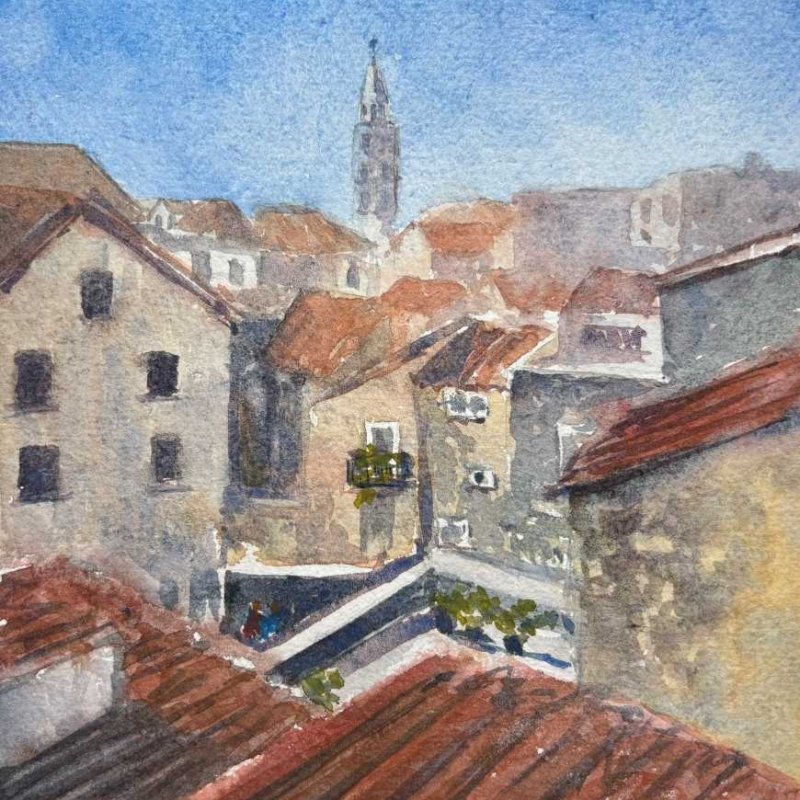 l from the wall in split